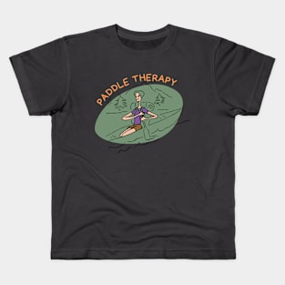 Canoeing Paddle Therapy Kids T-Shirt